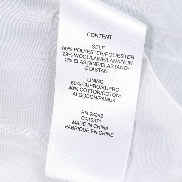 Tibi James Grey Black Purple Tartan Suiting Blazer - Picture 9 of 10